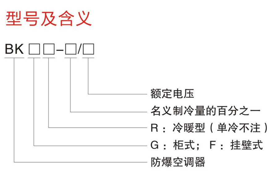 BK系列防爆空调器