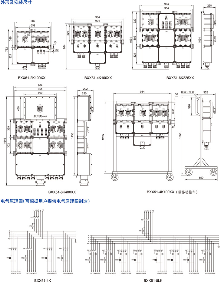 安徽免费麻豆视频网站防爆电气有限公司BXX51系列防爆检修动力箱